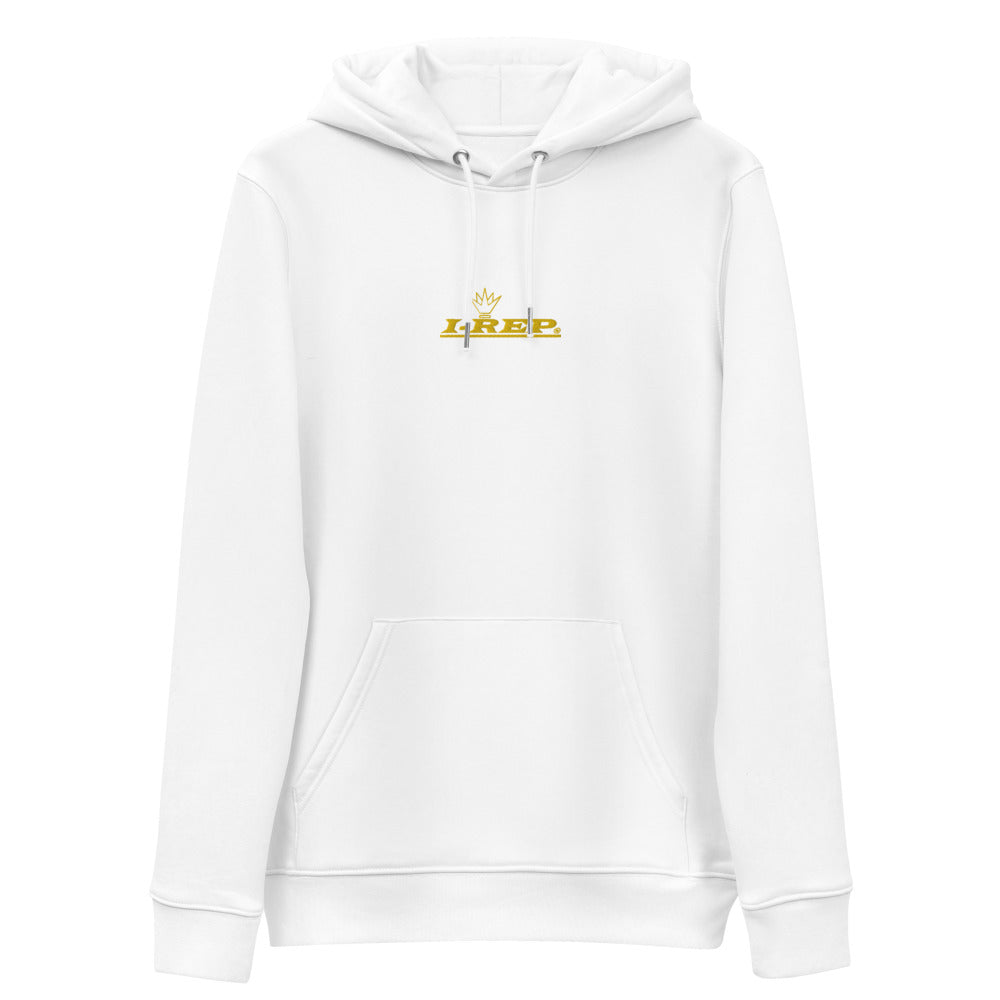 Unisex essential eco hoodie (embroided)